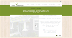 Desktop Screenshot of genesischiropractic.com